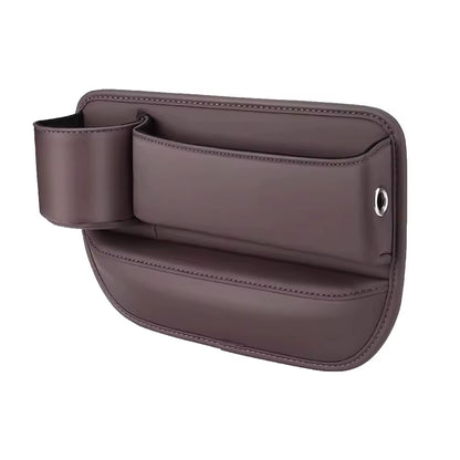 Car Seat Organizer Leather Multifunction Console Crevice Filler Car Interior Storage Pocket Car Seat Side Drink Phone Holder