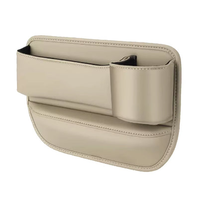 Car Seat Organizer Leather Multifunction Console Crevice Filler Car Interior Storage Pocket Car Seat Side Drink Phone Holder